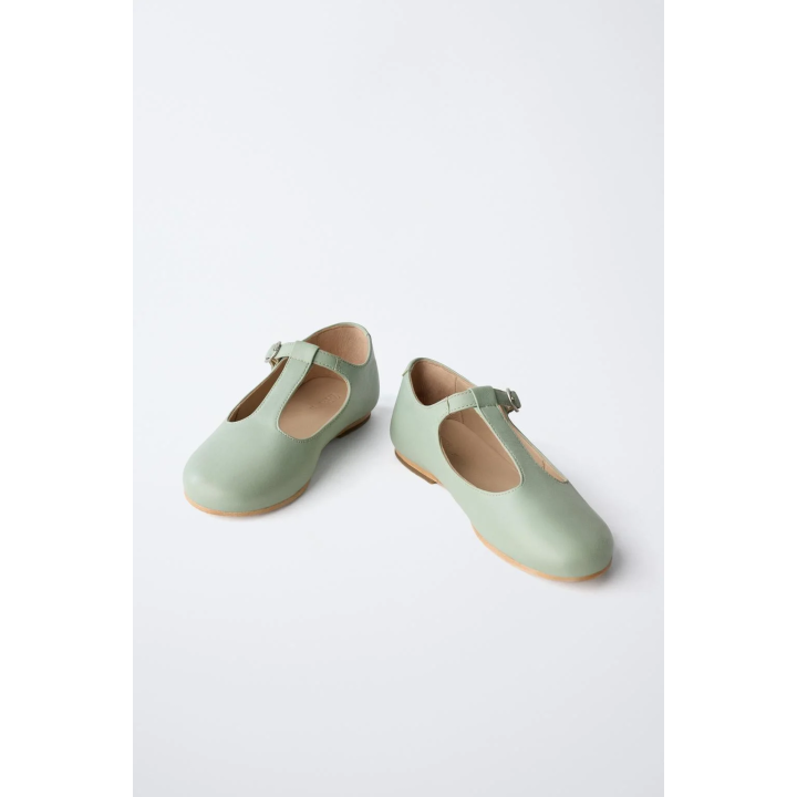 Туфли балетки t-bar из кожи - лимитированная коллекция