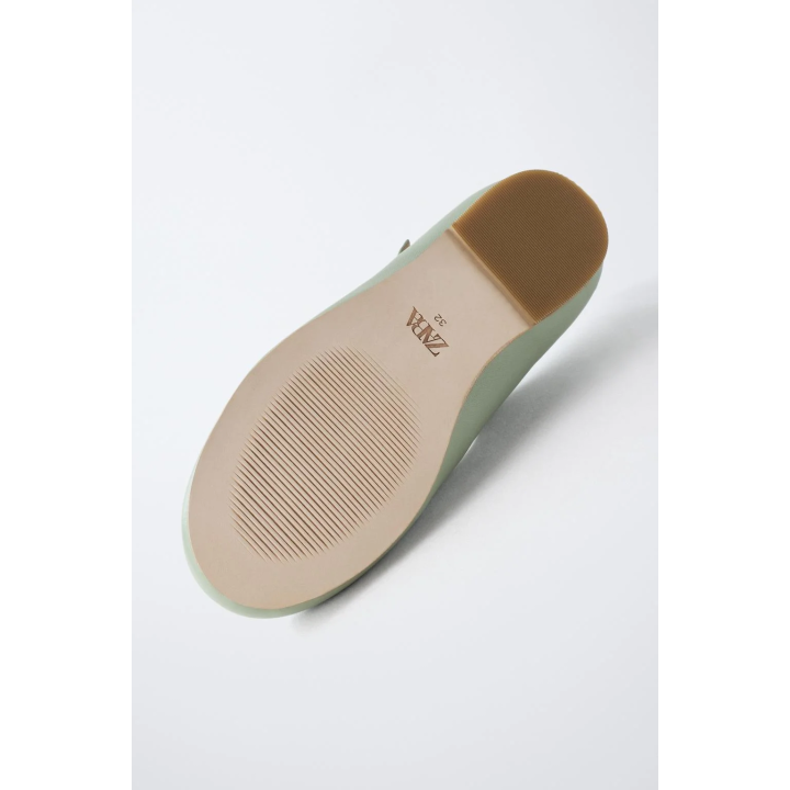 Туфли балетки t-bar из кожи - лимитированная коллекция