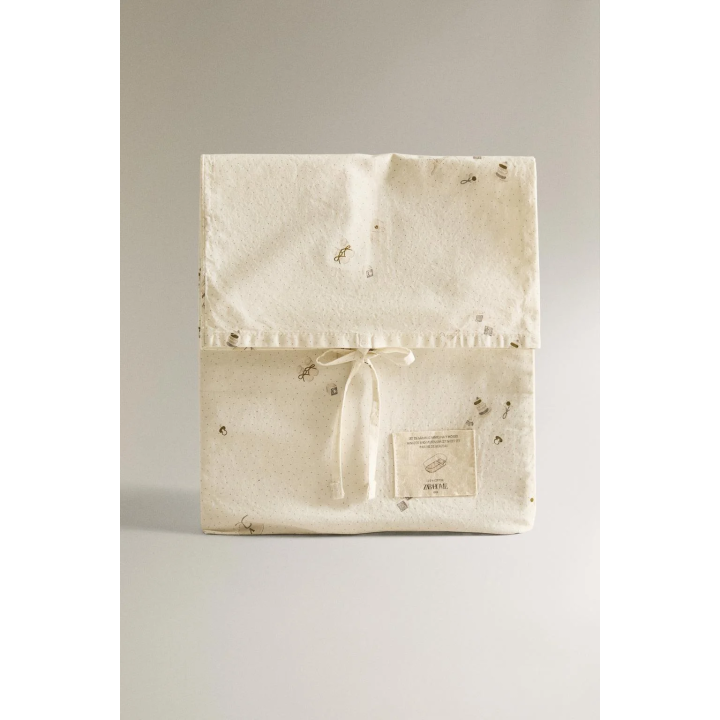 PRINTED MINI COT SHEET SET