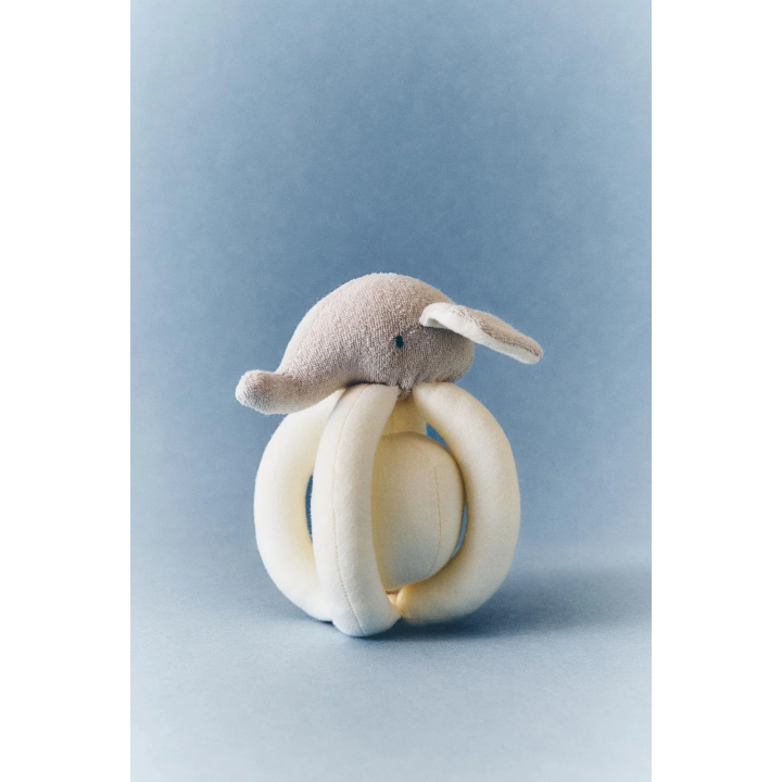 BABY ELEPHANT SOFT TOY RATTLE