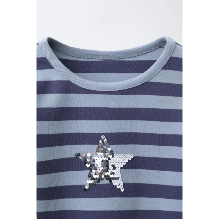 МАЙКА С ВЫШИВКОЙ И ПАЙЕТКАМИ