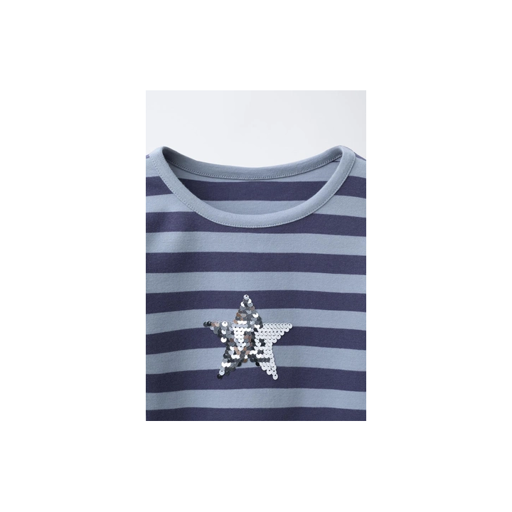 МАЙКА С ВЫШИВКОЙ И ПАЙЕТКАМИ