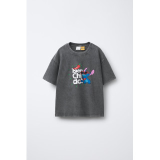 ФУТБОЛКА LILO & STITCH © DISNEY С ЭФФЕКТОМ ПОТЕРТОСТИ