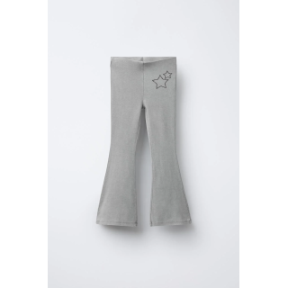 ЛЕГИНСЫ FLARE С ЭФФЕКТОМ ПОСТИРАННОСТИ И ЗВЕЗДАМИ