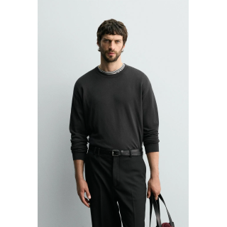 СВИТЕР ИЗ ВИСКОЗЫ С РЕЛЬЕФНЫМ УЗОРОМ