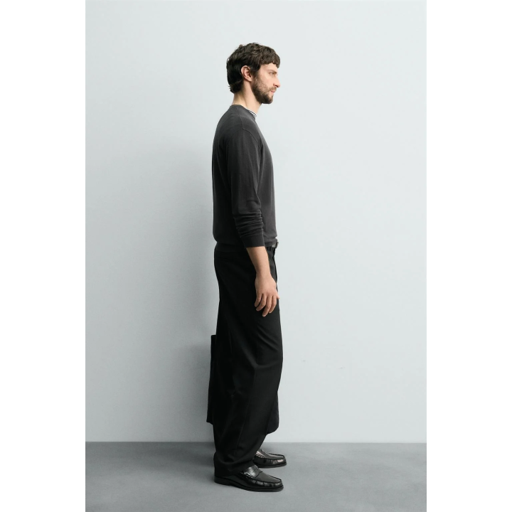 СВИТЕР ИЗ ВИСКОЗЫ С РЕЛЬЕФНЫМ УЗОРОМ