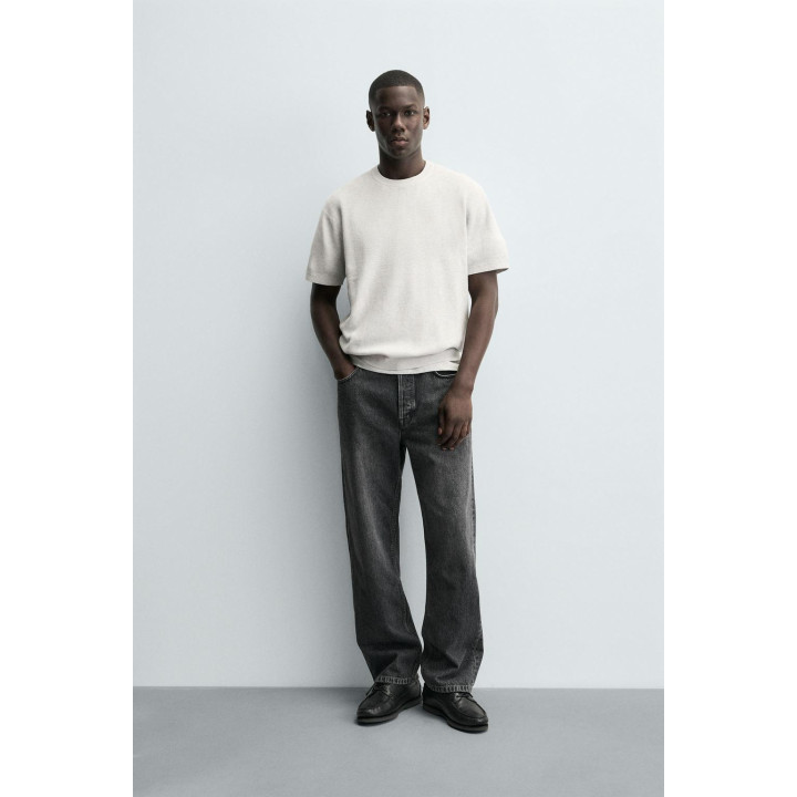 Футболка из вязаного трикотажа purl