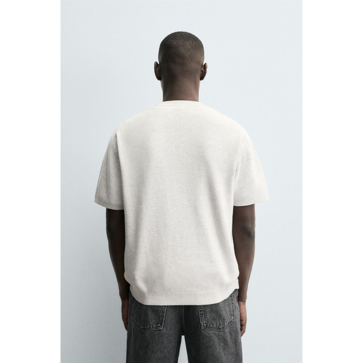 Футболка из вязаного трикотажа purl