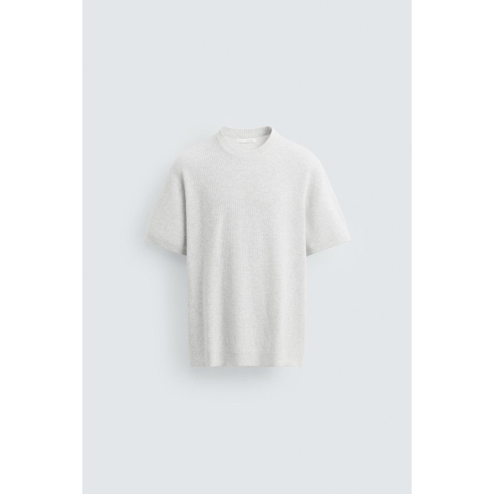 Футболка из вязаного трикотажа purl