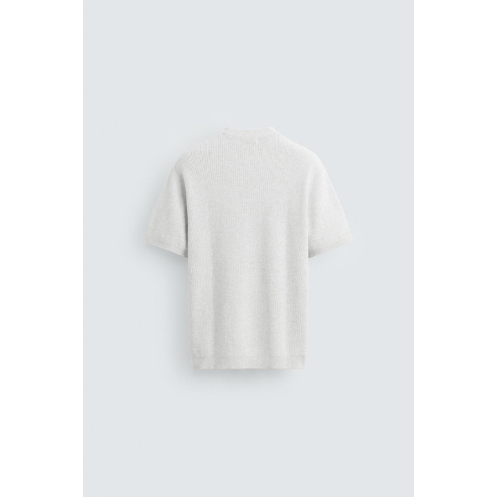 Футболка из вязаного трикотажа purl