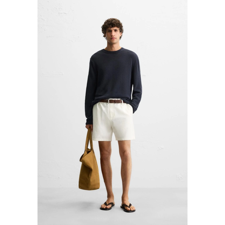 СВИТЕР ИЗ ЛЬНА И ХЛОПКА