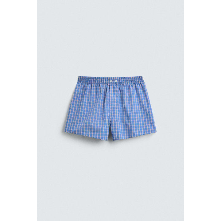 НАБОР ИЗ ДВУХ КОМБИНИРОВАННЫХ ТРУСОВ-БОКСЕРОВ ИЗ ПОПЛИНА