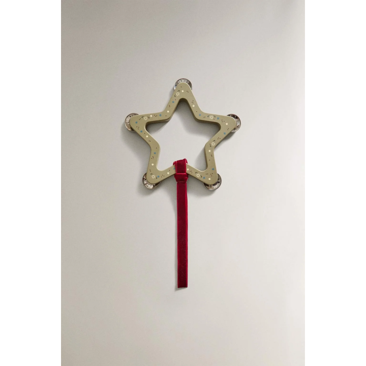 CHILDREN'S CHRISTMAS STAR TOY TAMBOURINE