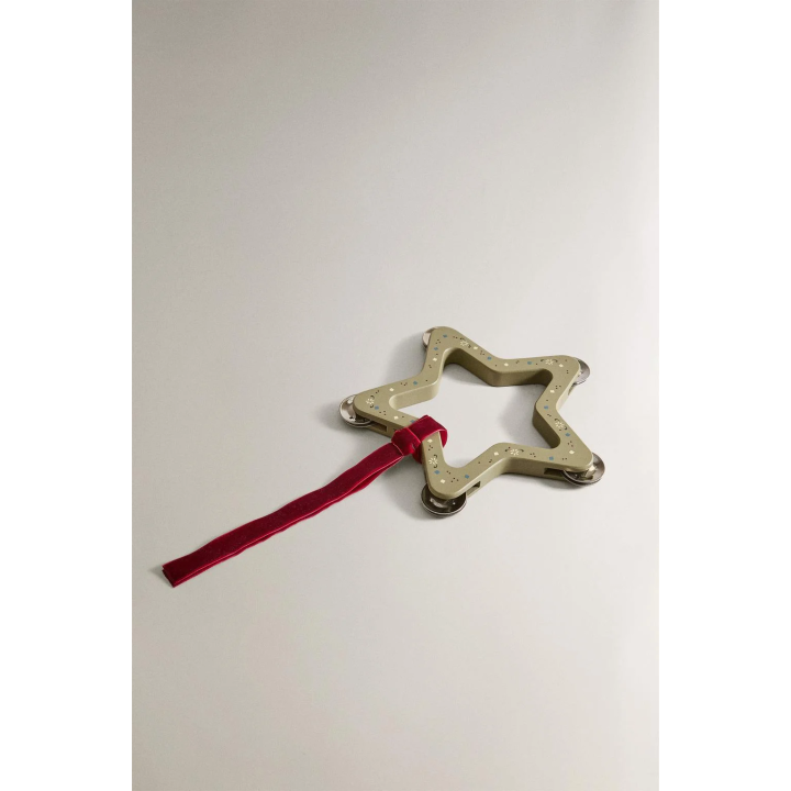 CHILDREN'S CHRISTMAS STAR TOY TAMBOURINE