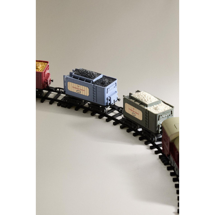 Детский набор игрушечного паровоза на рождество