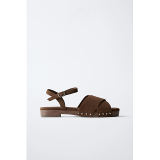 КОЖАНЫЕ САБО НА ТОНКОЙ ПОДОШВЕ