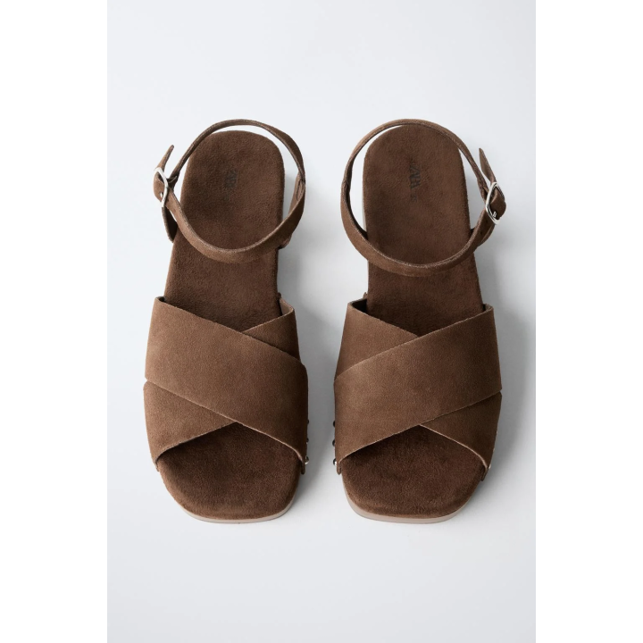 КОЖАНЫЕ САБО НА ТОНКОЙ ПОДОШВЕ