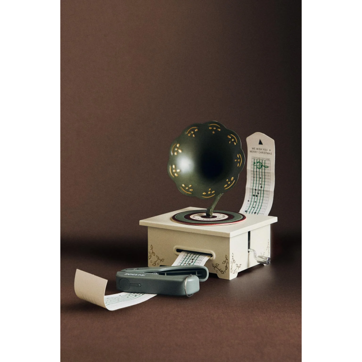 Детская рождественская игрушка-граммофон