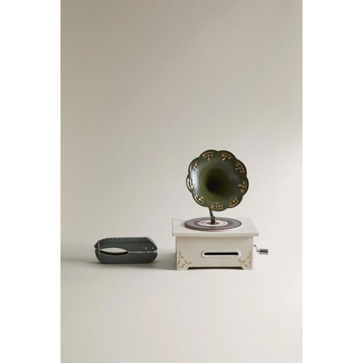 Детская рождественская игрушка-граммофон