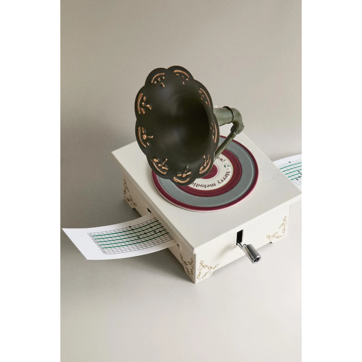 Детская рождественская игрушка-граммофон