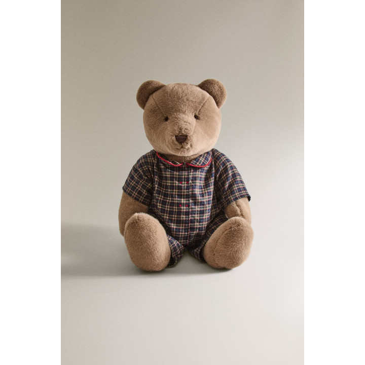 Детский мягкий медвежонок на рождество (60 см)