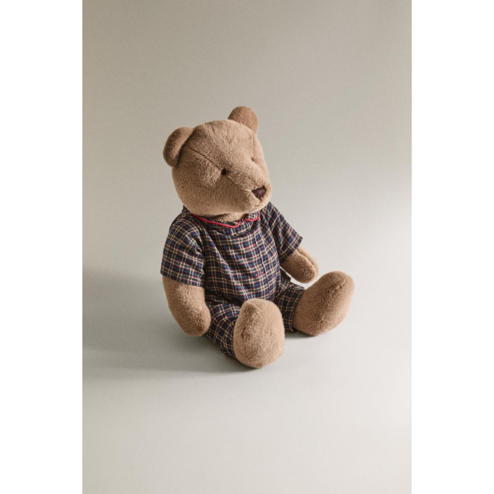 Детский мягкий медвежонок на рождество (60 см)