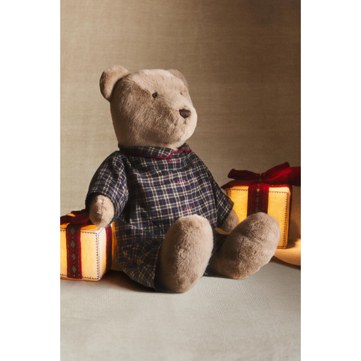 Детский мягкий медвежонок на рождество (60 см)