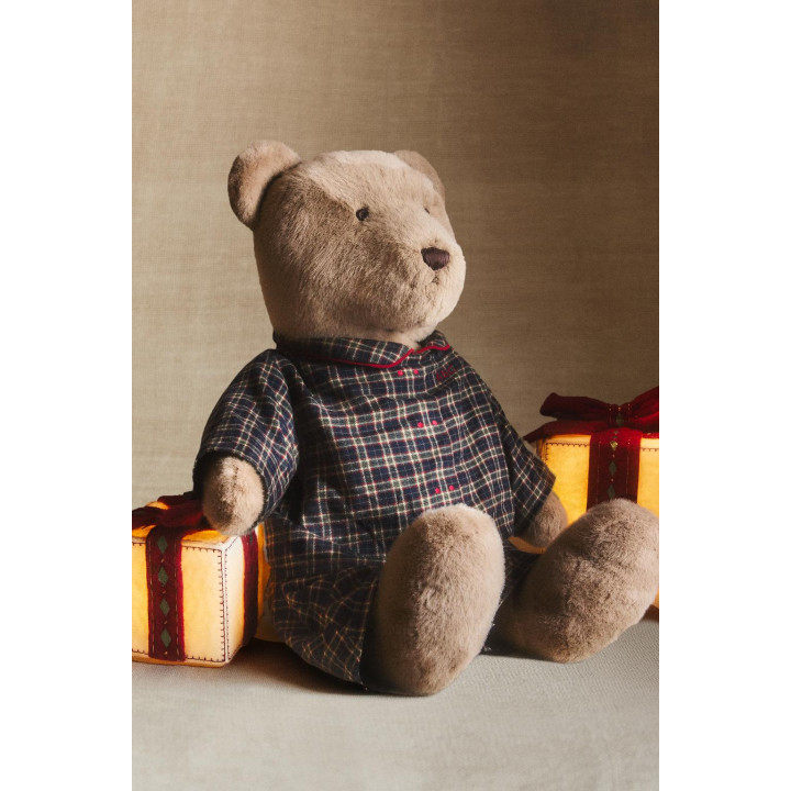 Детский мягкий медвежонок на рождество (60 см)