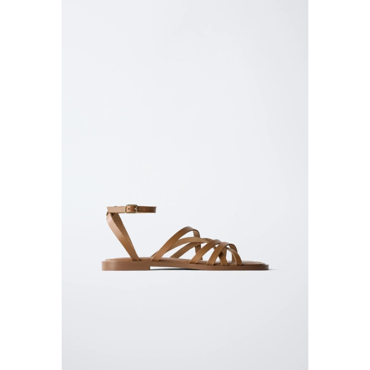 САНДАЛИИ С РЕМЕШКАМИ ИЗ КОЖИ