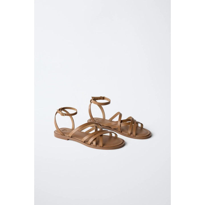 САНДАЛИИ С РЕМЕШКАМИ ИЗ КОЖИ