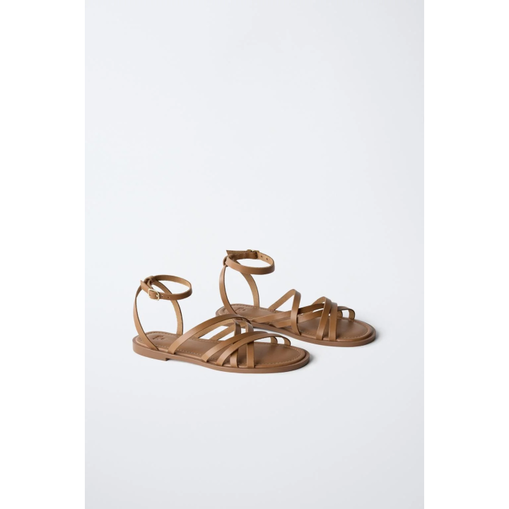 САНДАЛИИ С РЕМЕШКАМИ ИЗ КОЖИ