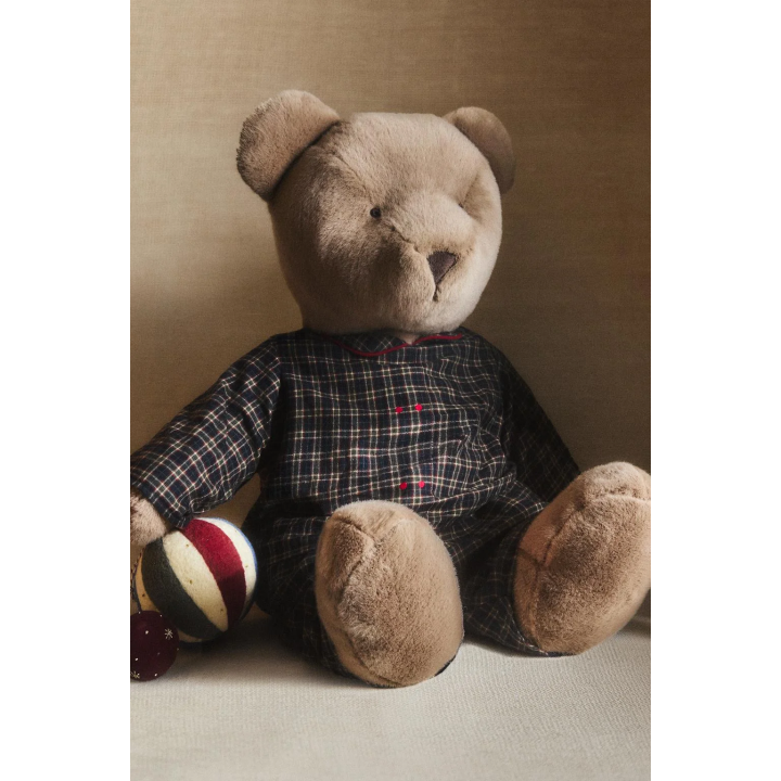 Мягкая игрушка медведь на рождество для детей (80 см)