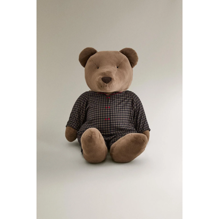 Мягкая игрушка медведь на рождество для детей (80 см)