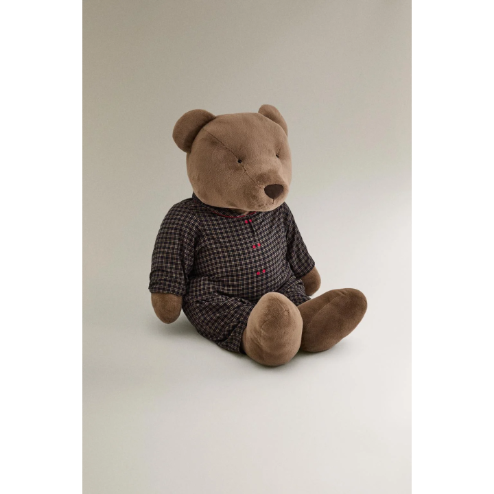 Мягкая игрушка медведь на рождество для детей (80 см)