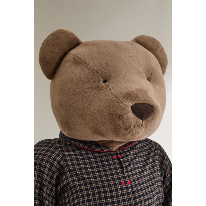 Мягкая игрушка медведь на рождество для детей (80 см)