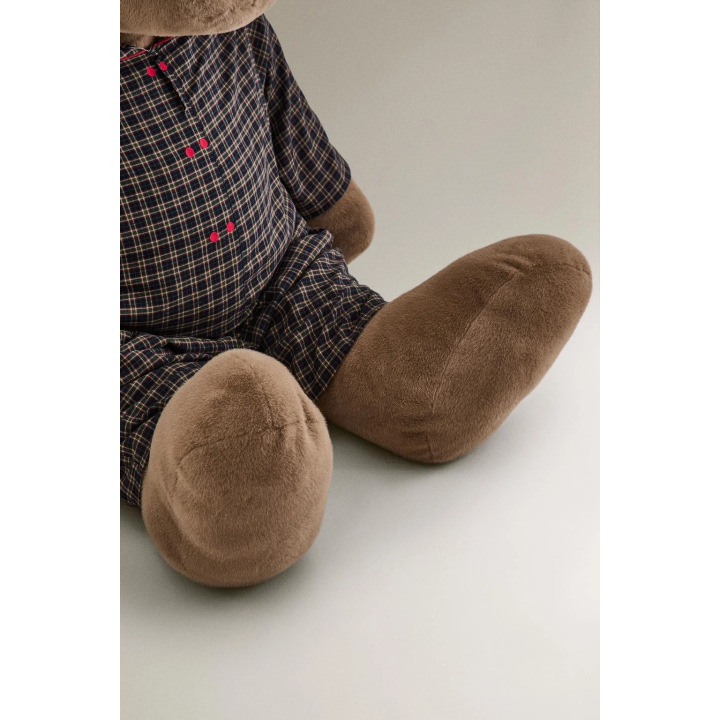 Мягкая игрушка медведь на рождество для детей (80 см)