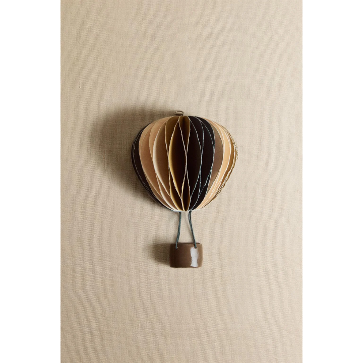 COLOURED PAPER WALL BALLOON (12 CM)