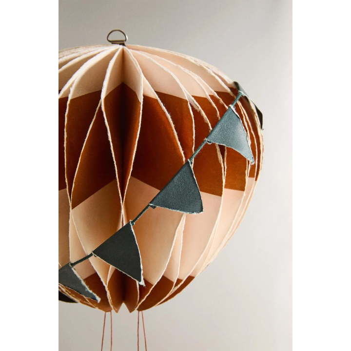 COLOURED PAPER WALL BALLOON (16 CM)