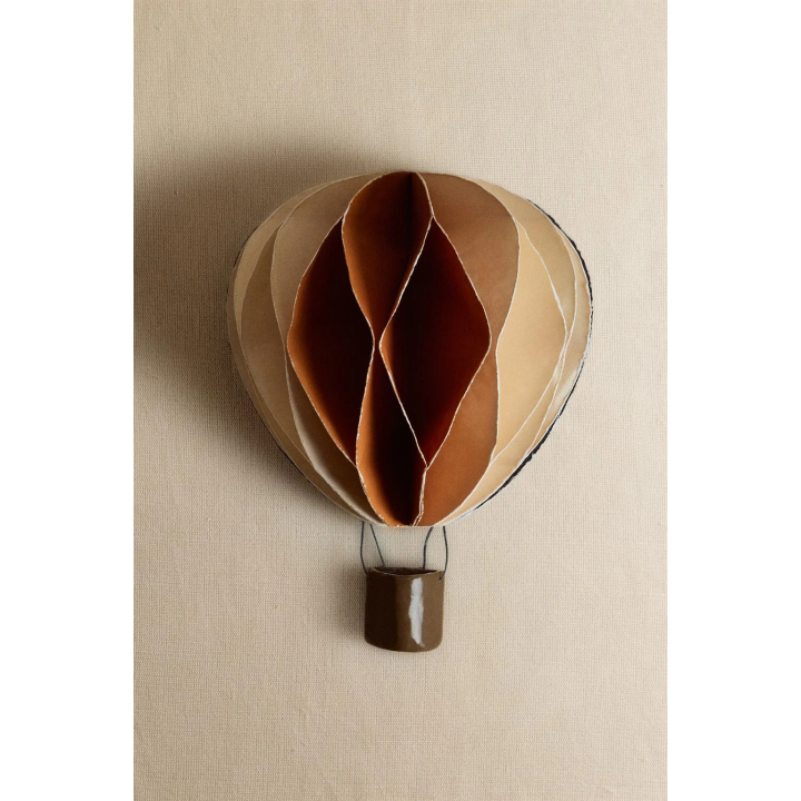 COLOURED PAPER WALL BALLOON (21 CM)