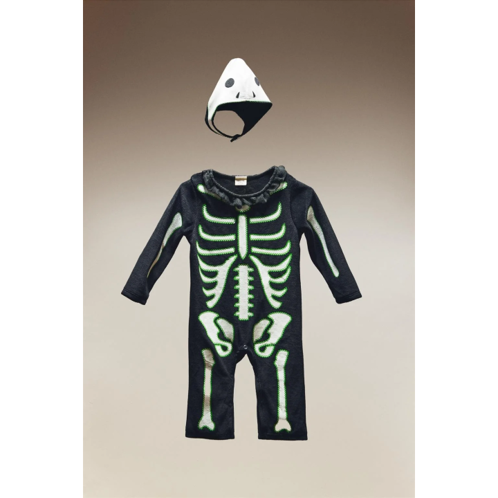 Детский костюм для хэллоуина скелет