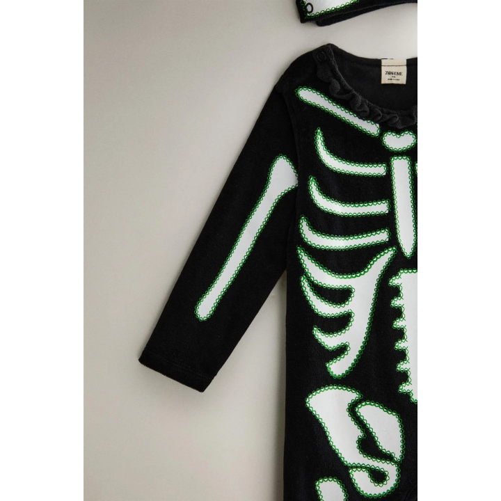 Детский костюм для хэллоуина скелет