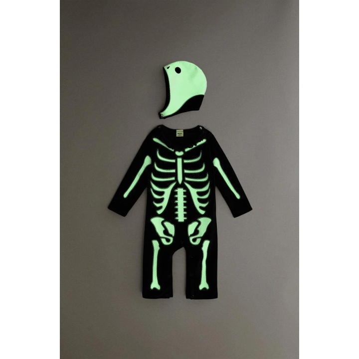 Детский костюм для хэллоуина скелет