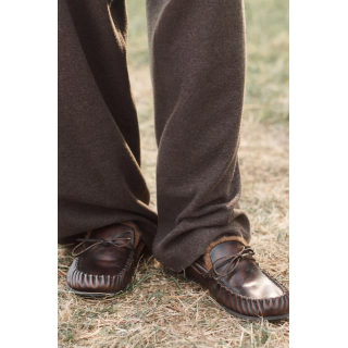 Лоферы из кожи с бантом limited edition