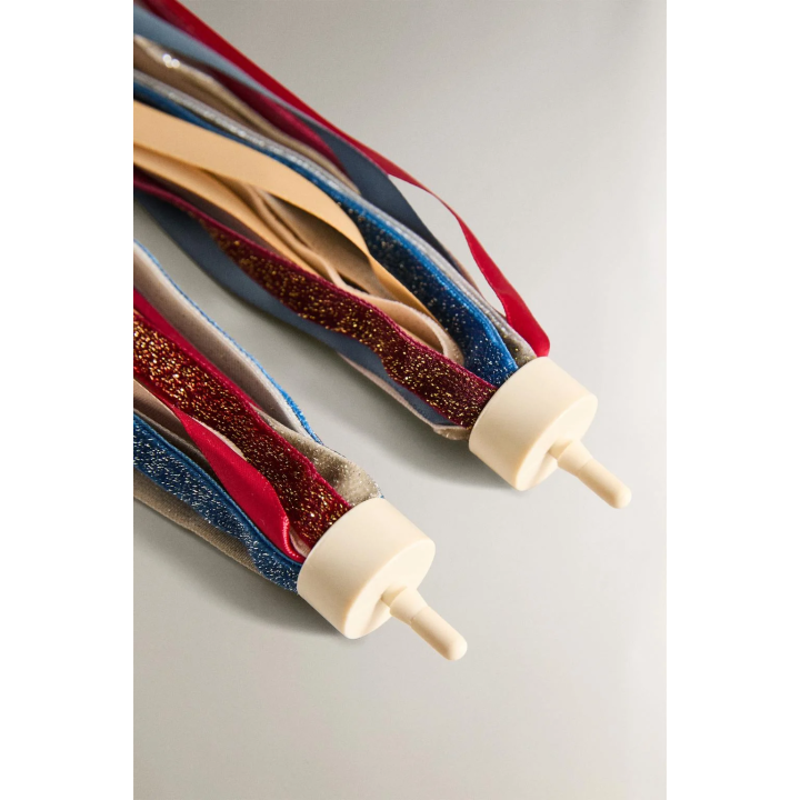 Детский велосипедный аксессуар с блестящими бахромой