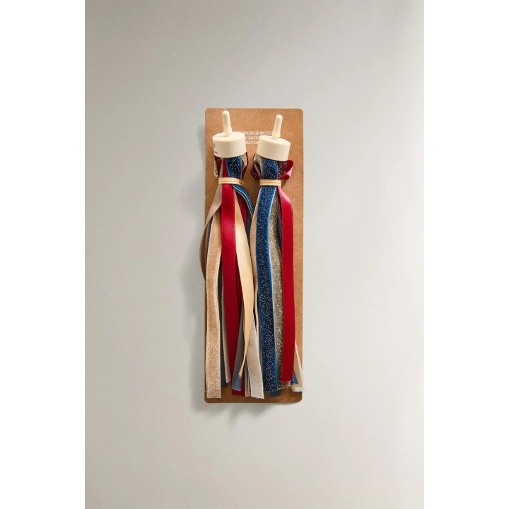 Детский велосипедный аксессуар с блестящими бахромой