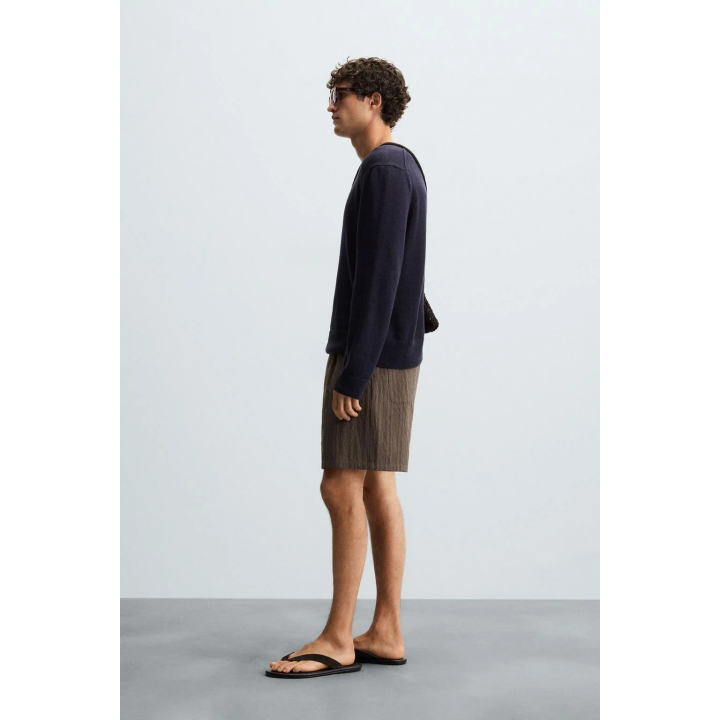 ШОРТЫ-БЕРМУДЫ REGULAR FIT В ПОЛОСКУ