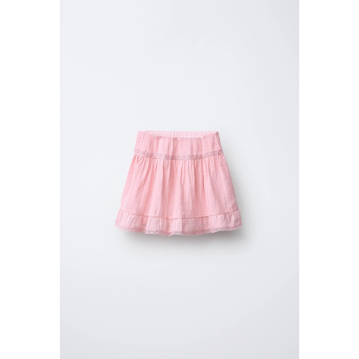 ЮБКА-ШОРТЫ С КРУЖЕВОМ