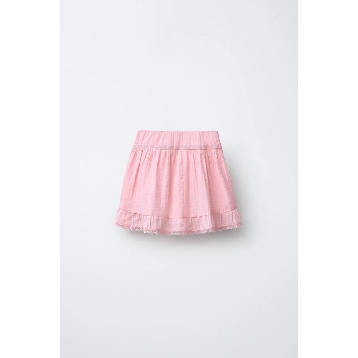 ЮБКА-ШОРТЫ С КРУЖЕВОМ