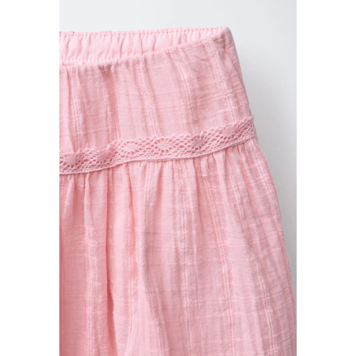 ЮБКА-ШОРТЫ С КРУЖЕВОМ