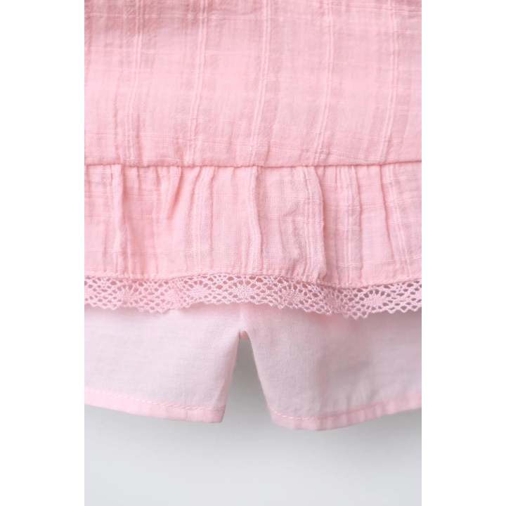 ЮБКА-ШОРТЫ С КРУЖЕВОМ